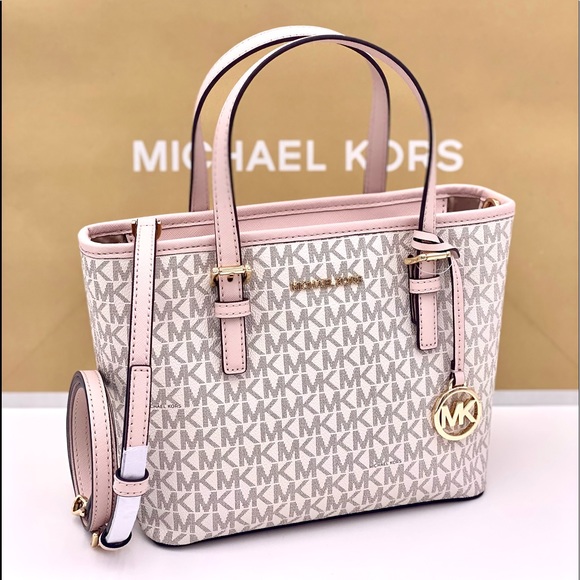 Michael Kors Handbags - Michael Kors Small Tote Crossbody Powder Blush
